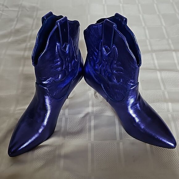 Katy Perry's The Annie-O Bootie Western Purple Size 8M - Picture 15 of 16